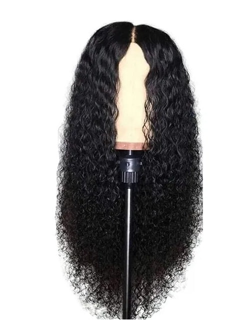 Brazilian Human Long Curly Lace Wavy Hair Wigs