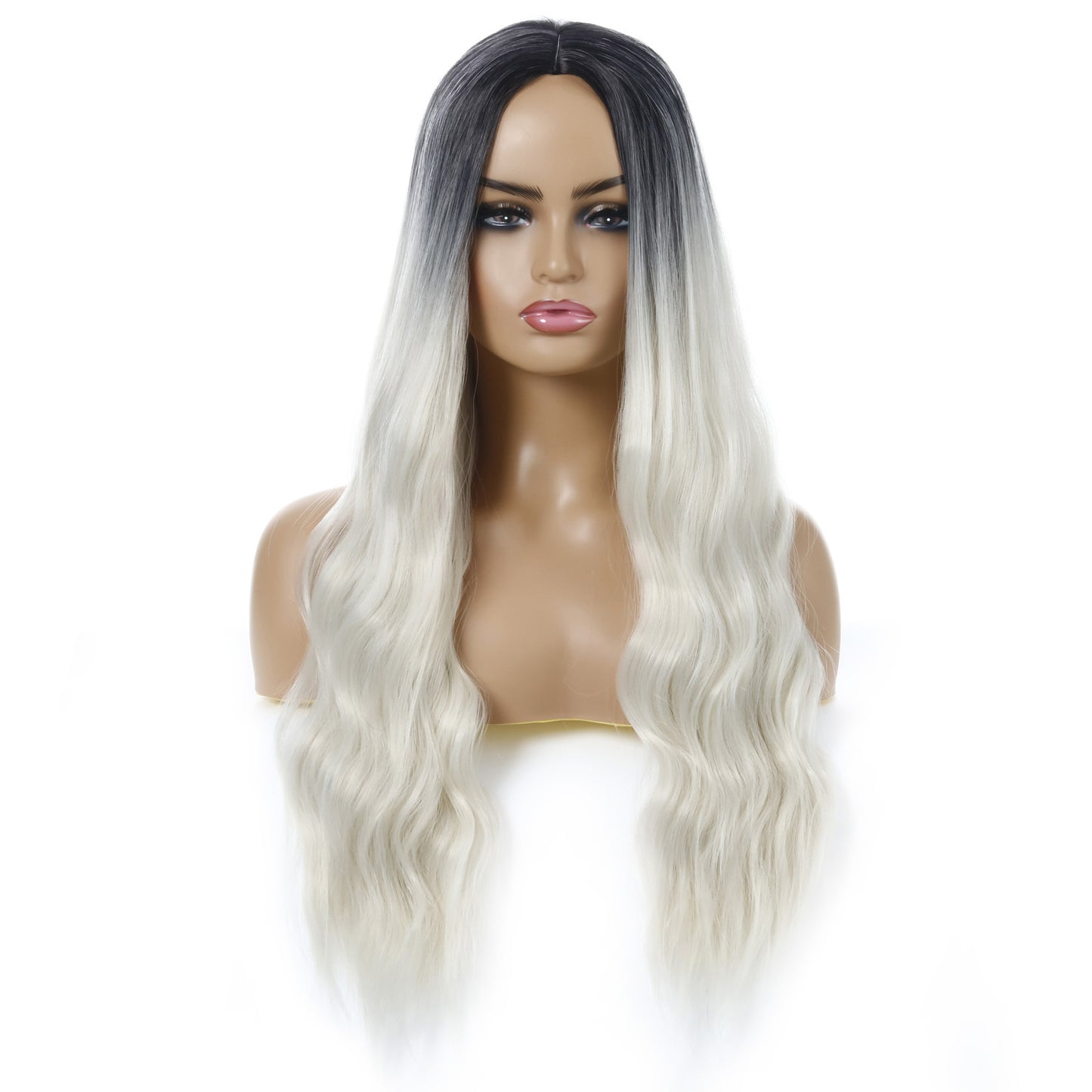 Wavy Curly Hair Wig Head
