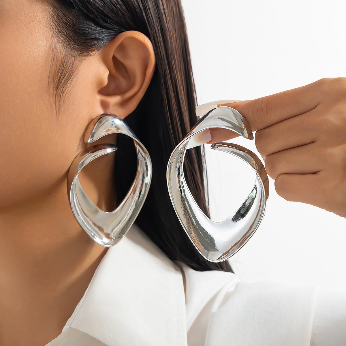 Personality Thread Stud Earrings For Women