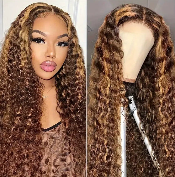 Front Lace Synthetic Curly Hair Wigs