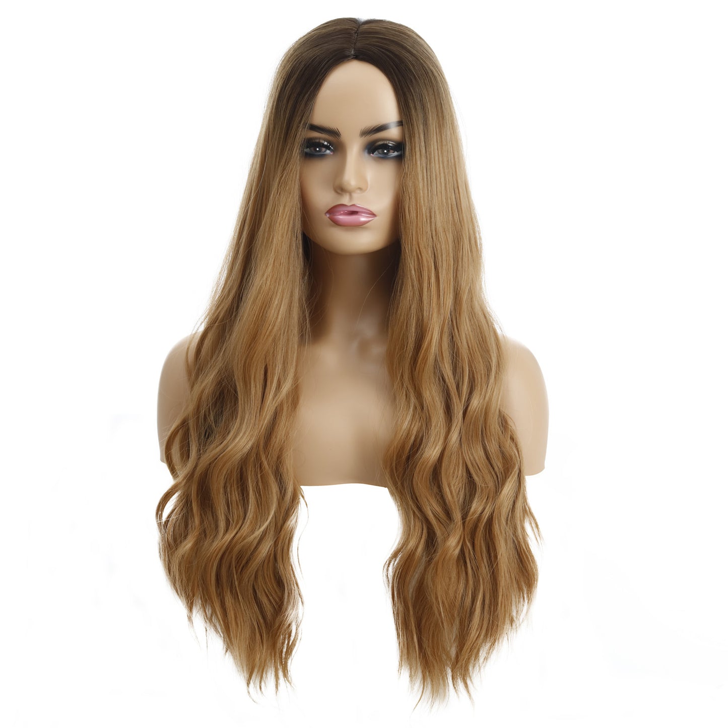 Wavy Curly Hair Wig Head