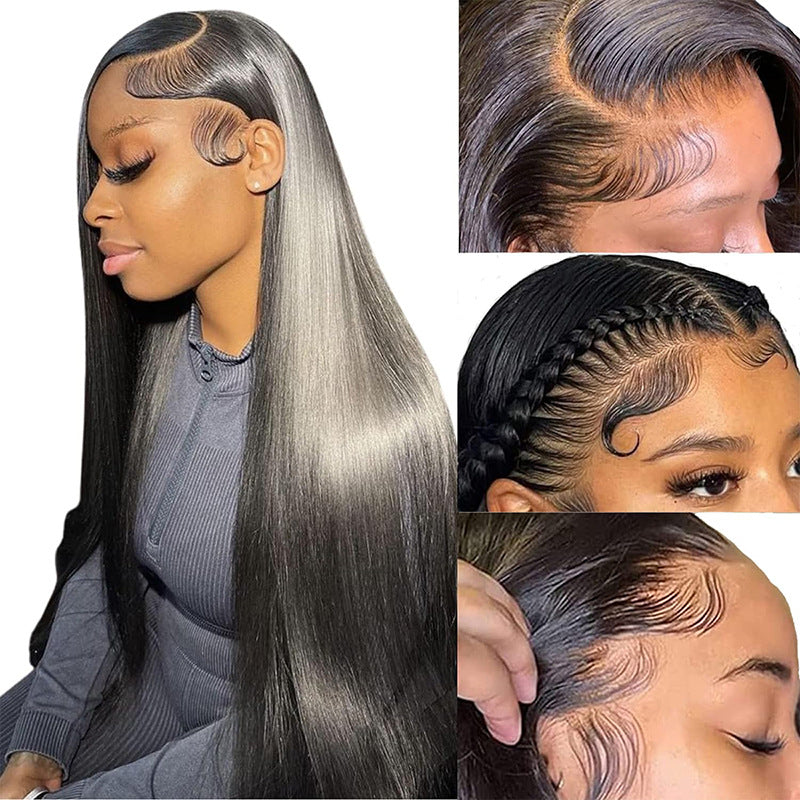 13x4 Straight Lace Front Human Hair Wig