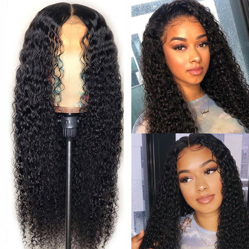 Split Long Curly Hair Wigs