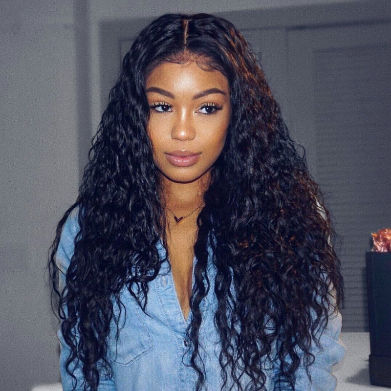 Split Long Curly Hair Wigs
