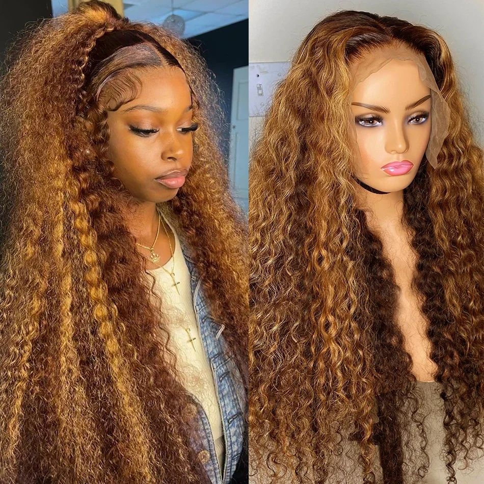Curly Loose Deep Wave Lace Forehead Wig