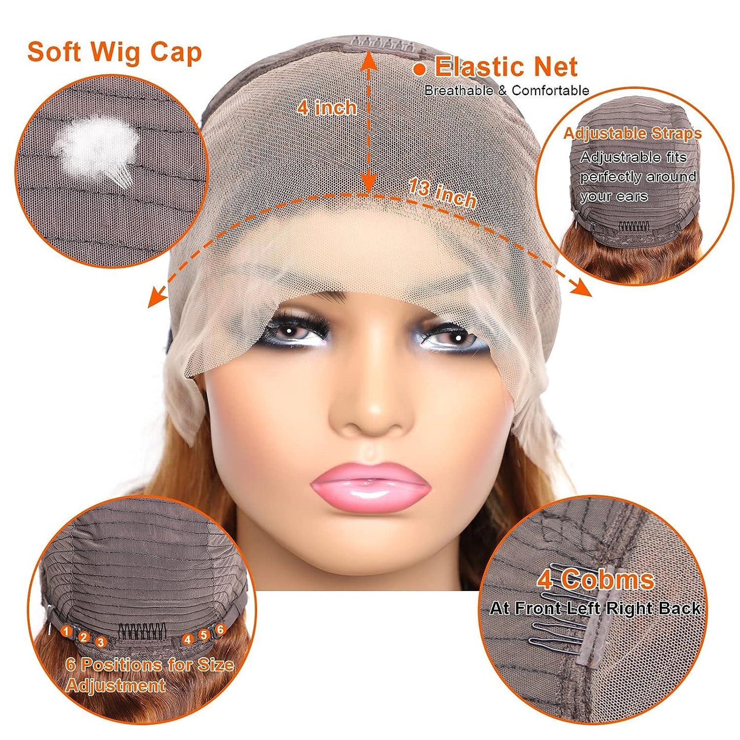 Lace Front Wig Human Hair Body Wave Wigs