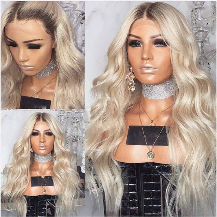 Blonde long Curly Hair Wigs