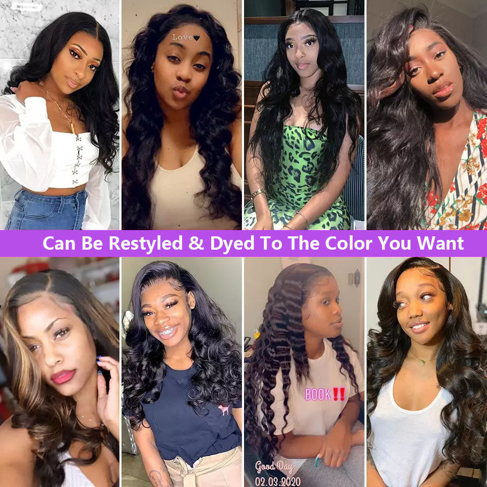 Body Wave Lace Front Human Hair Wigs