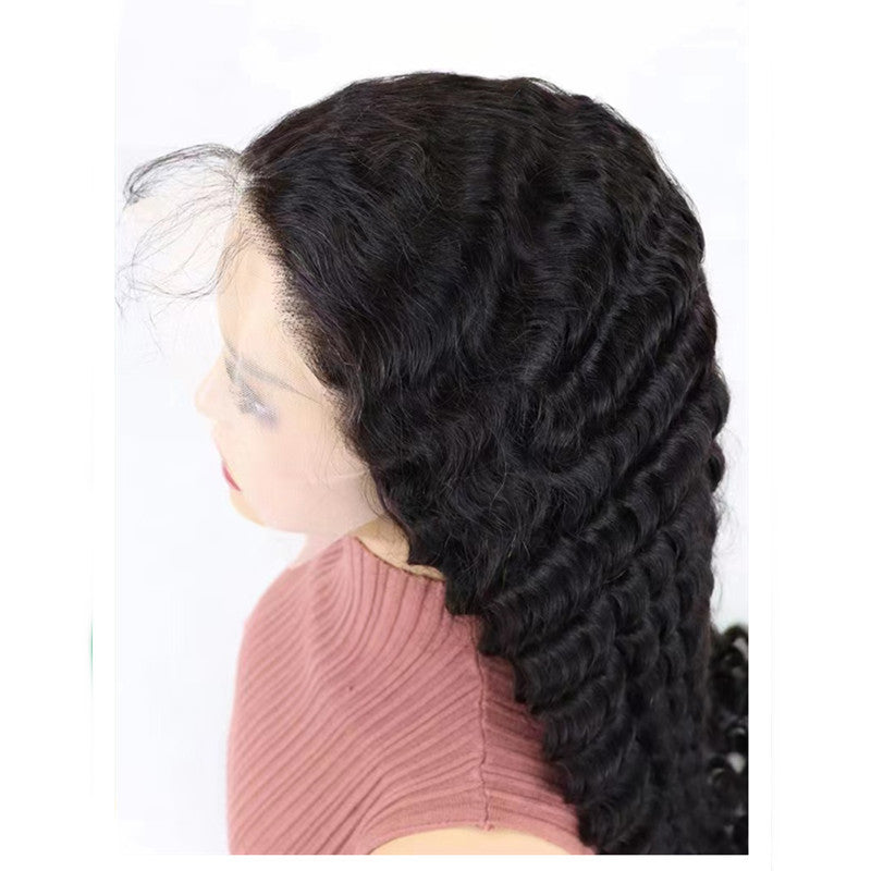 Simple Solid Color Half Lace Hair Wigs