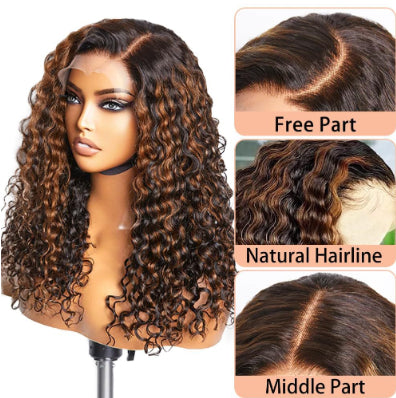 Front Lace Synthetic Curly Hair Wigs