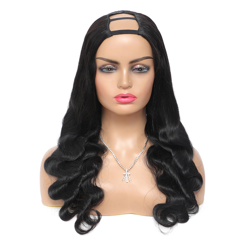 Big Wave Mid-seam Human Hair Wigs