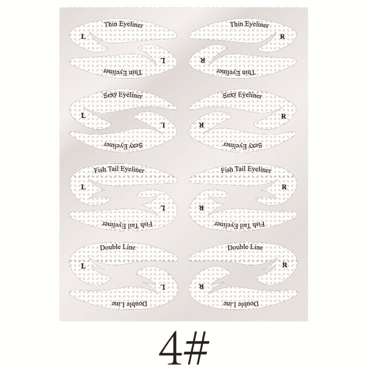 Eyeliner Makeup Eye Template Sticker