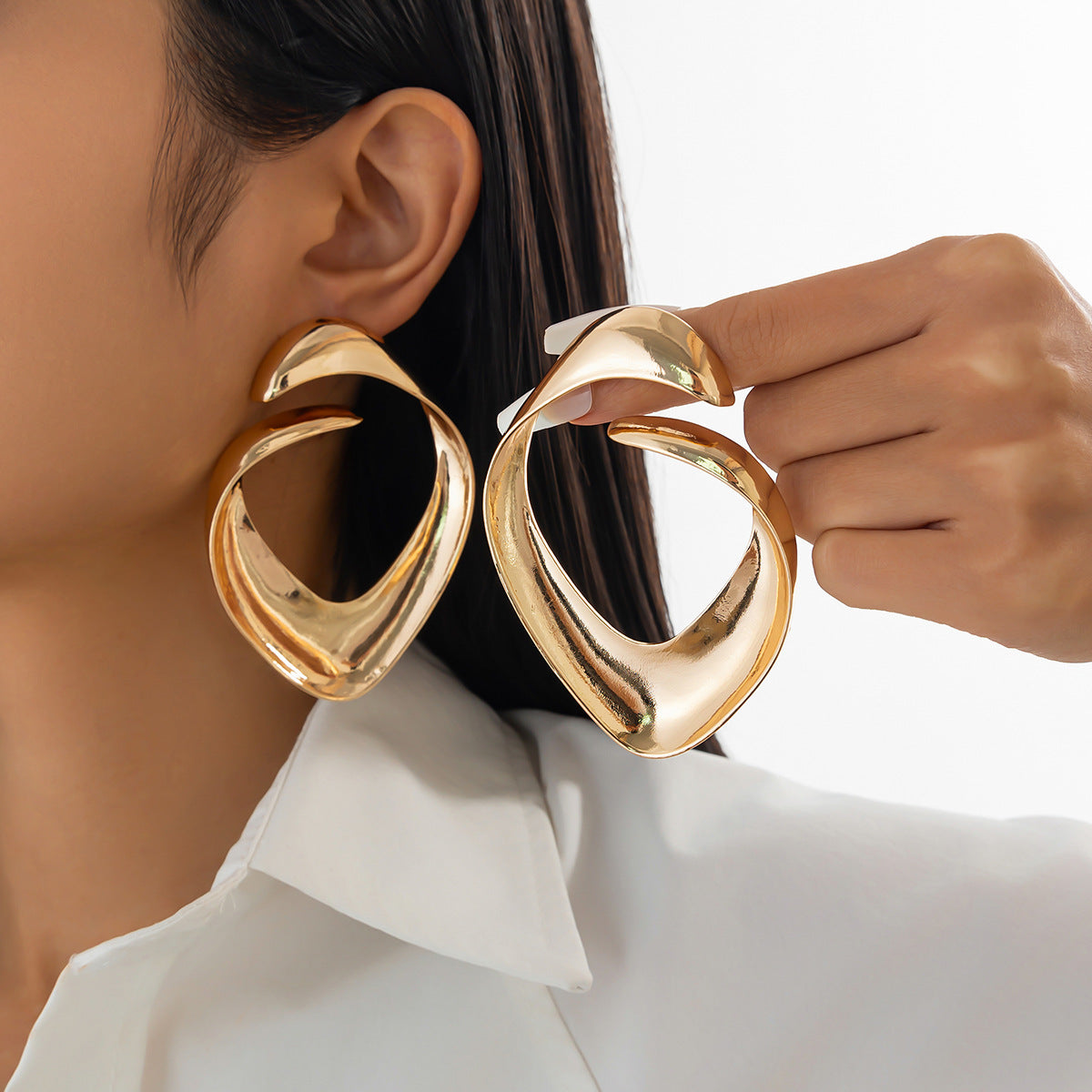 Personality Thread Stud Earrings For Women