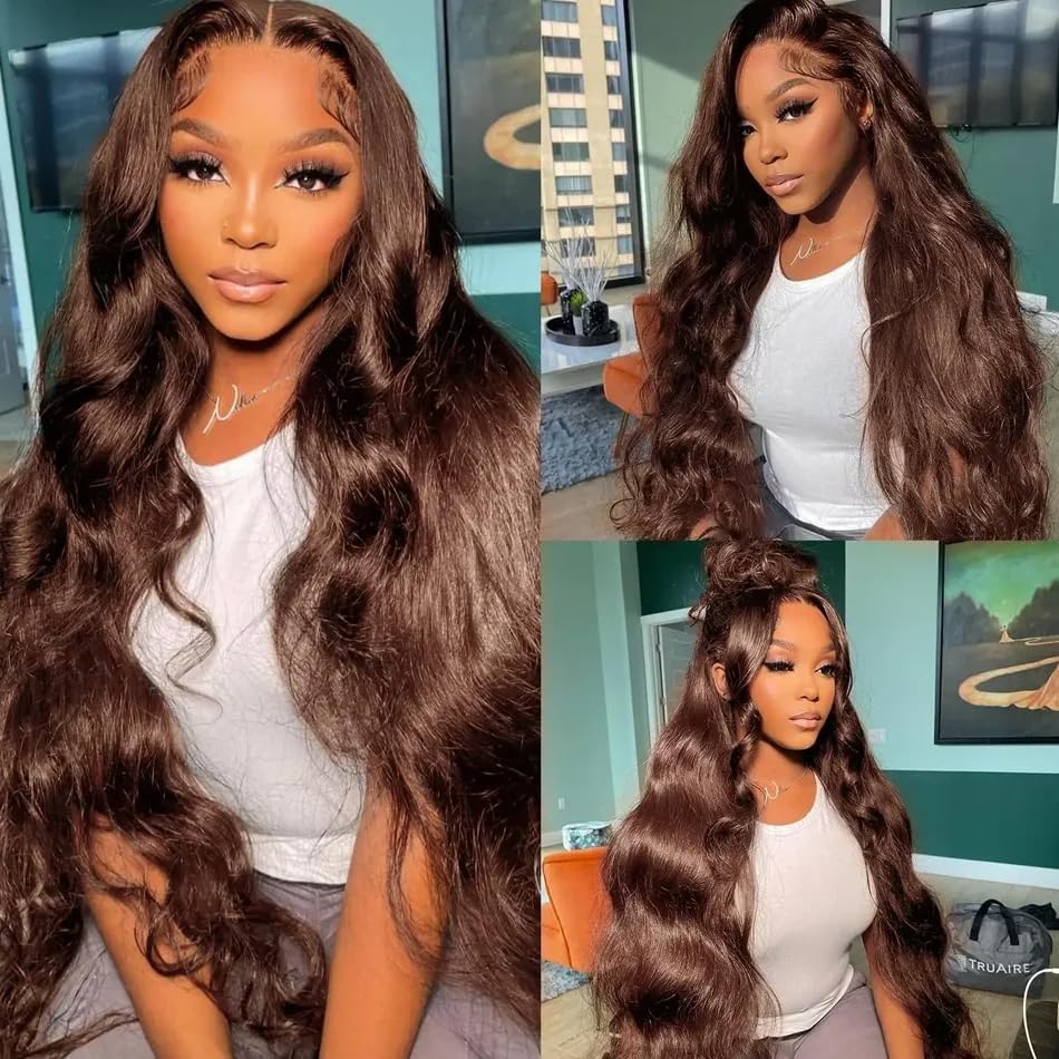 Chocolate Brown Lace Front Wigs