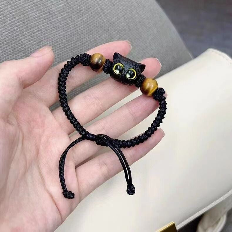 Special-interest Design Cat Beaded Bracelet For Women