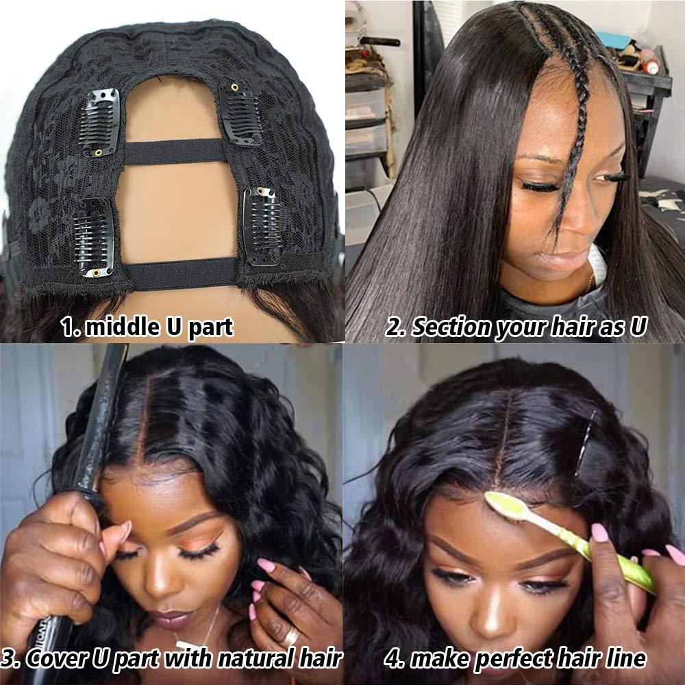 Big Wave Mid-seam Human Hair Wigs