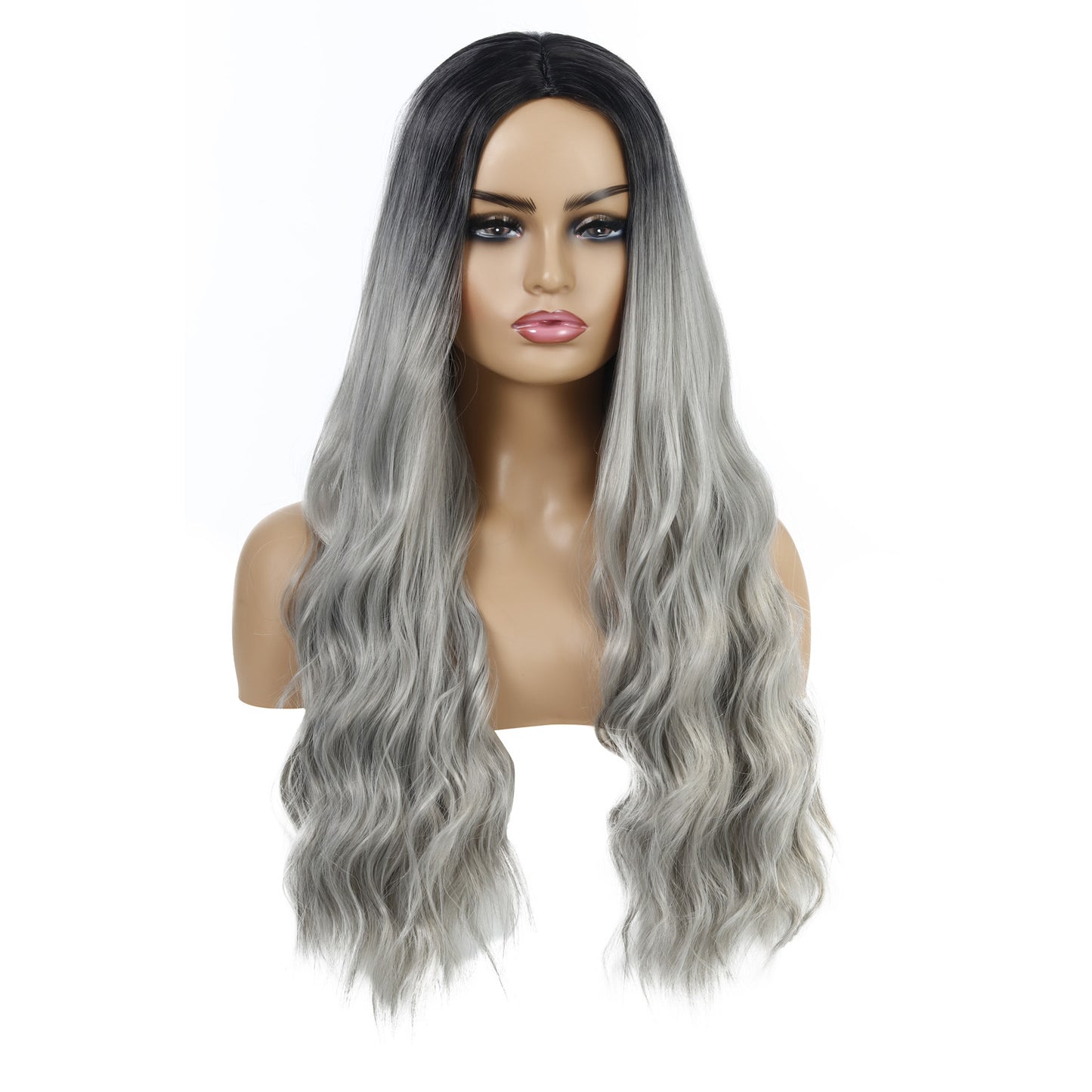 Wavy Curly Hair Wig Head