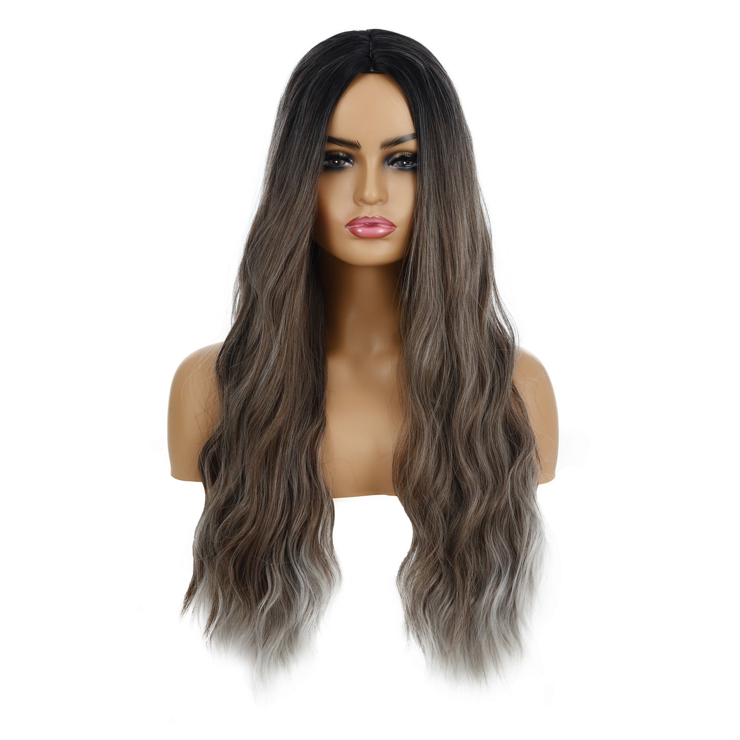 Wavy Curly Hair Wig Head