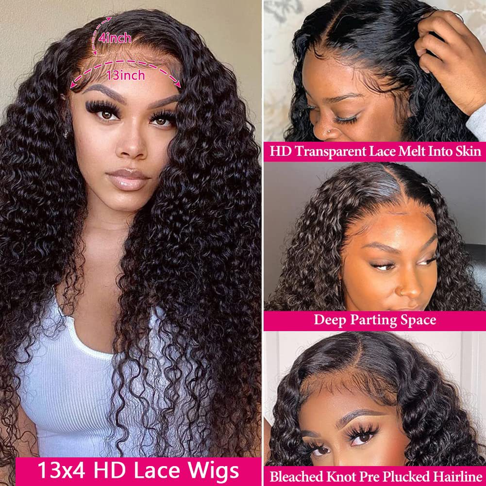 Deep Wave Human Wigs