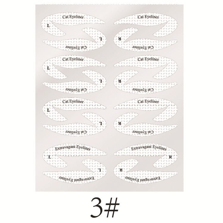 Eyeliner Makeup Eye Template Sticker