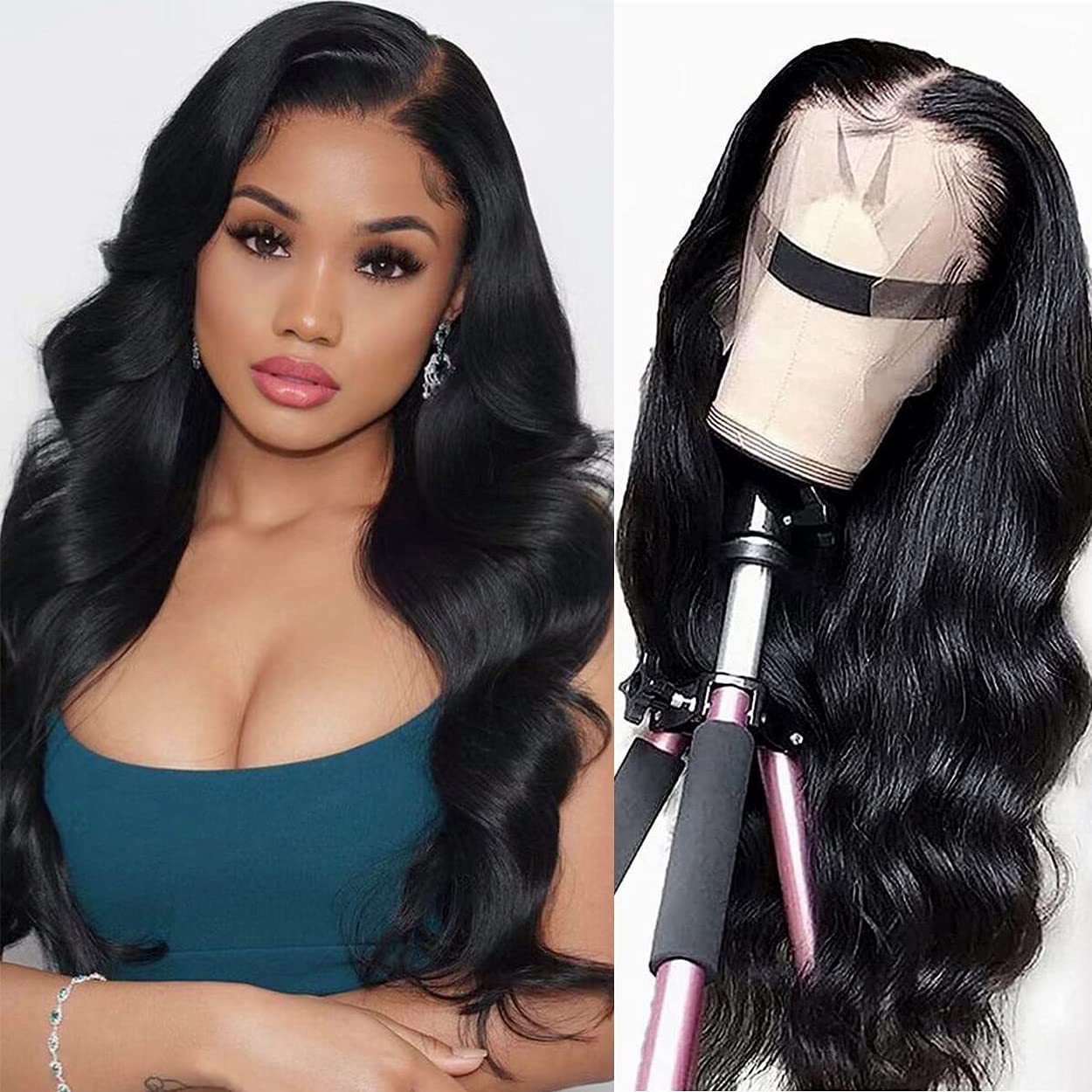 Large Wave Front Lace Synthetic Wigs
