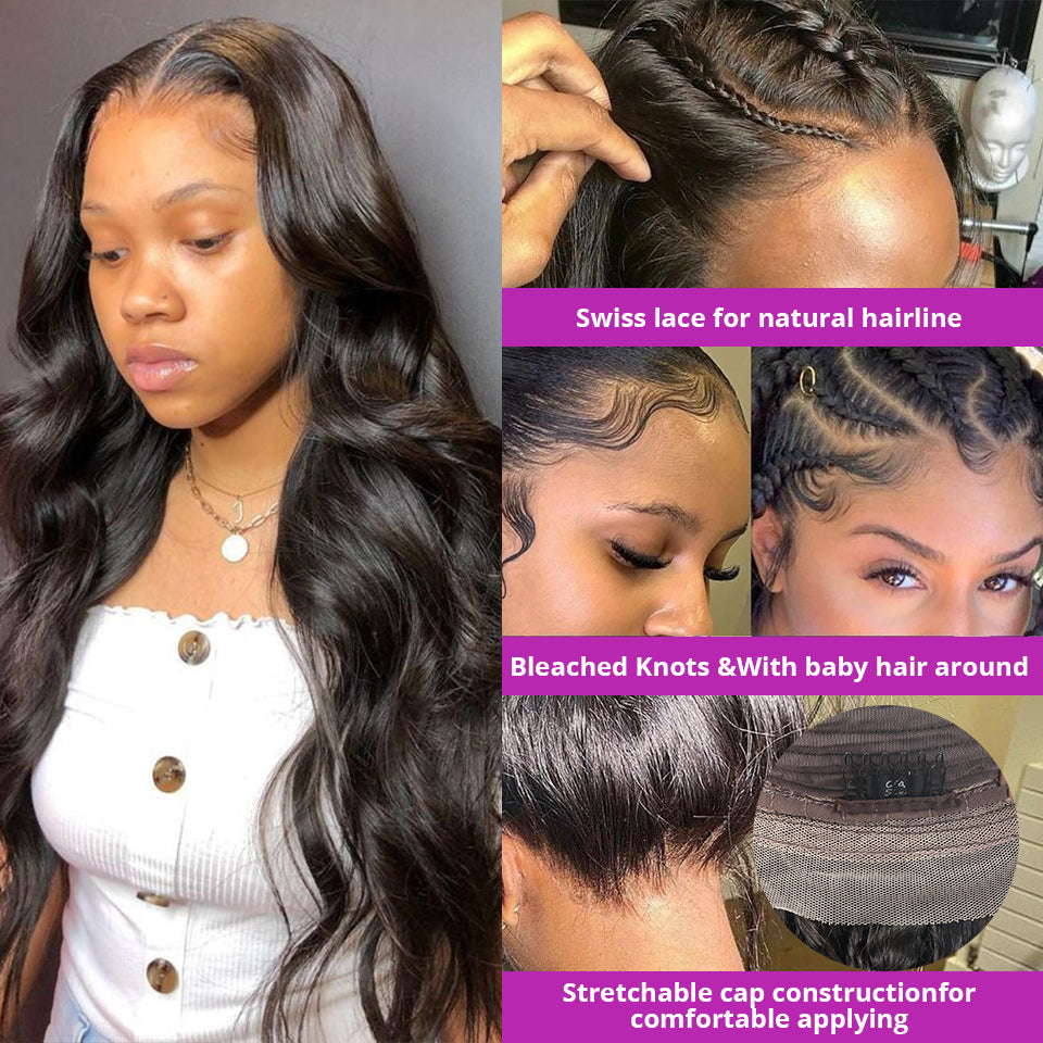 Body Wave Lace Front Human Hair Wigs