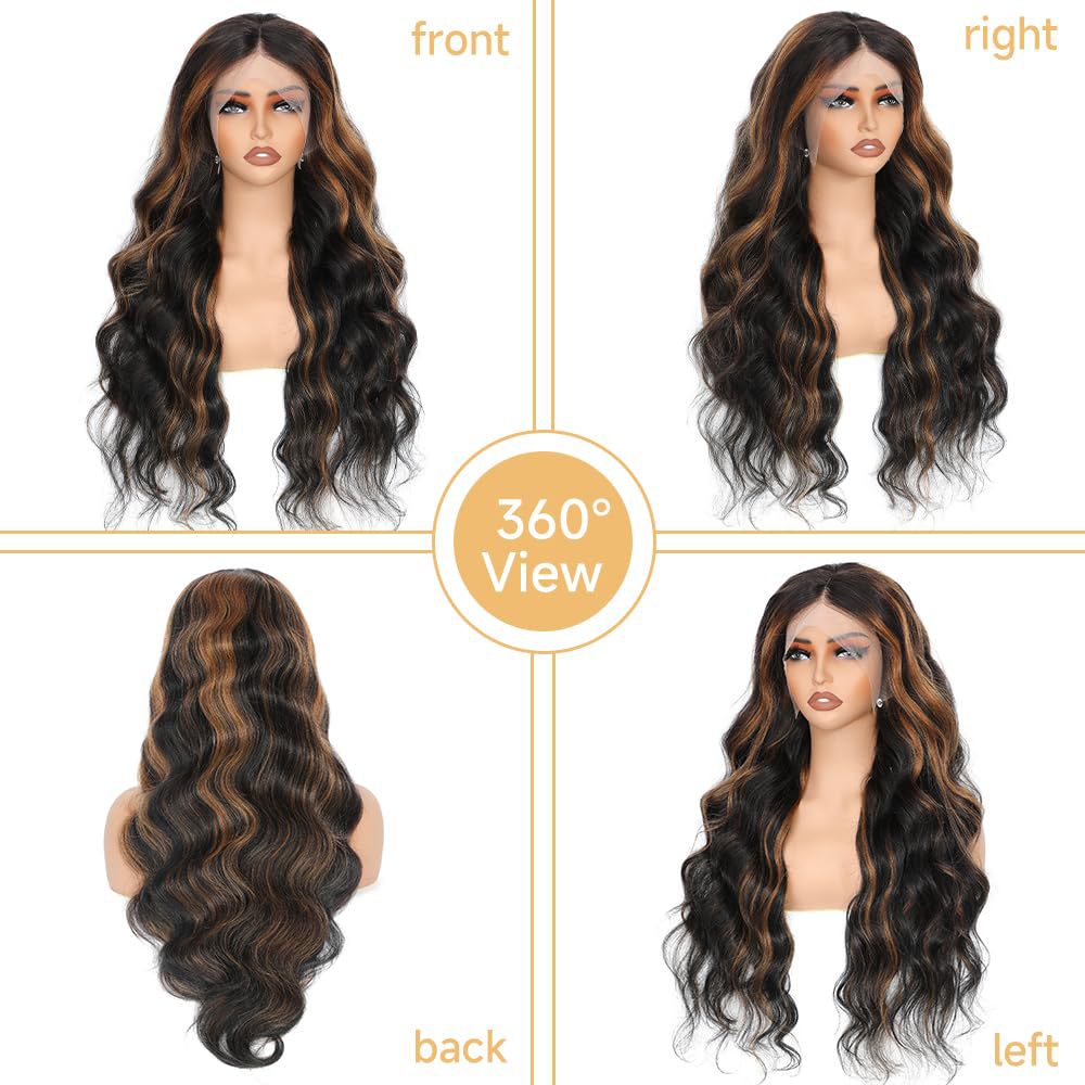 Cross-border Front Lace Synthetic Wigs